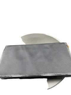 Gucci Bamboo Zip Around Wallet Black Nylon Patent Leather Trim
